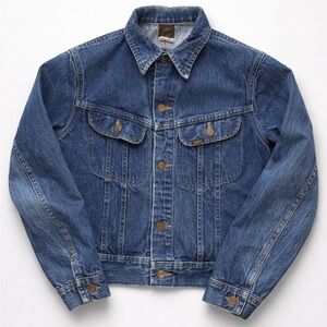 True VTG 70s Lee Riders Denim Jacket Union Made USA Tag 16 Fits Women S Men XS